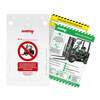 Forklifttag Kit, Dutch, Red on White, Do not use until daily check has been carried out